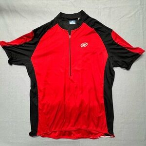Performance Men's Red and Black Cycling Jersey